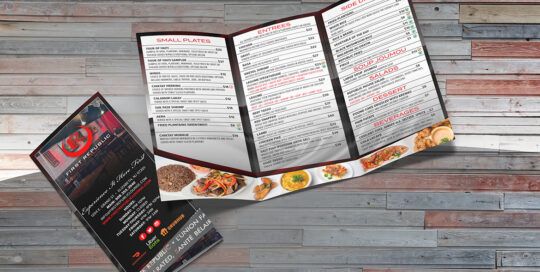 1st Republic Menu Design by Remeoner