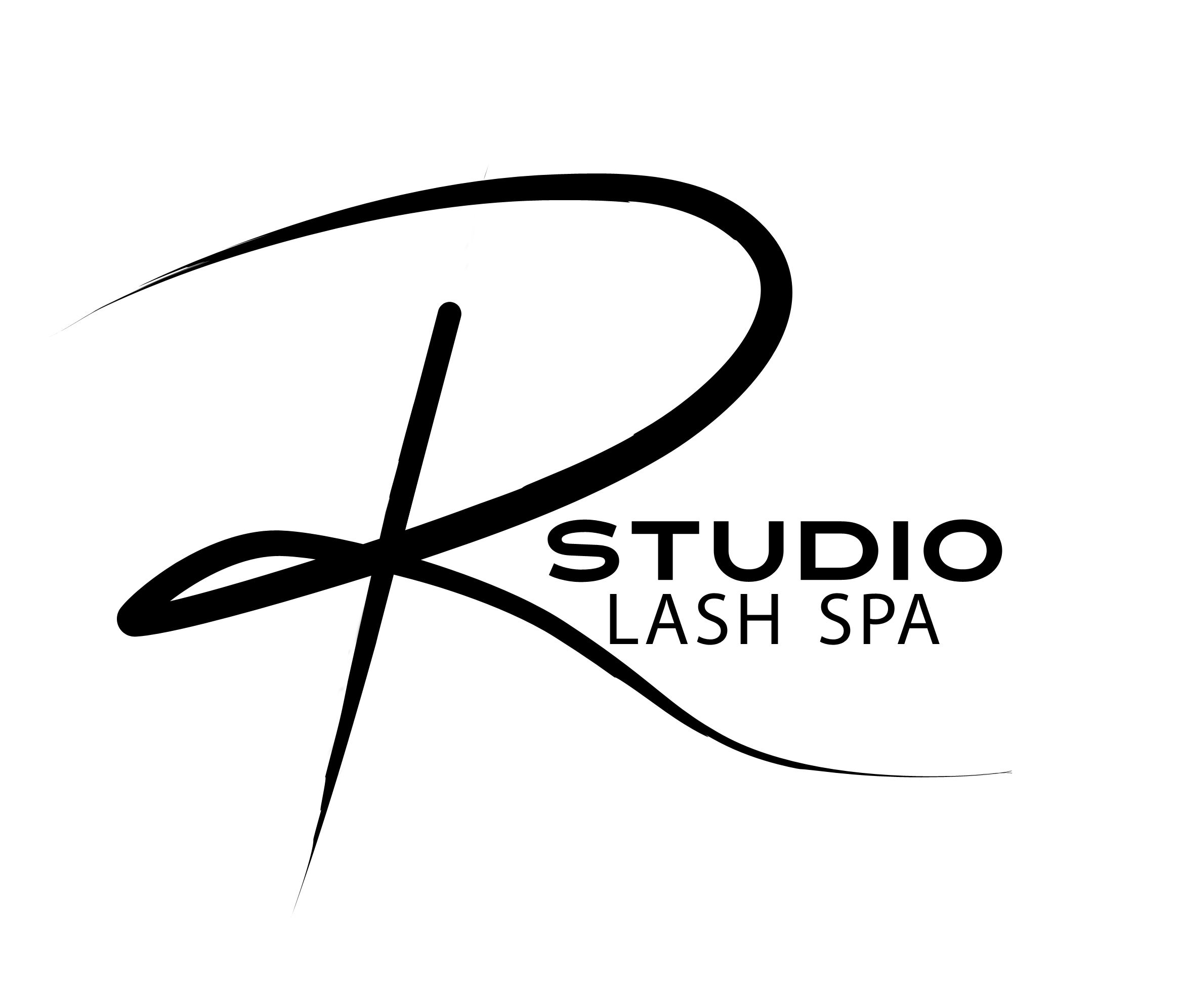 Hand Drawn Logo Design for R Studio Lash Spa by Remeoner