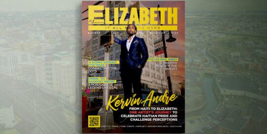 Final redesigned cover of Elizabeth Magazine by Remeoner, showcasing improved typography and cohesive visuals for the Greater Elizabeth Chamber of Commerce.