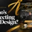 Who’s Directing the Design? Editorial image with gold lettering and Mt. Teman’s anniversary artwork.